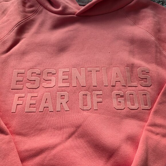 Essentials Fear of God Hoodies – Coral - S / M / L - ask for size - Picture 6 of 7
